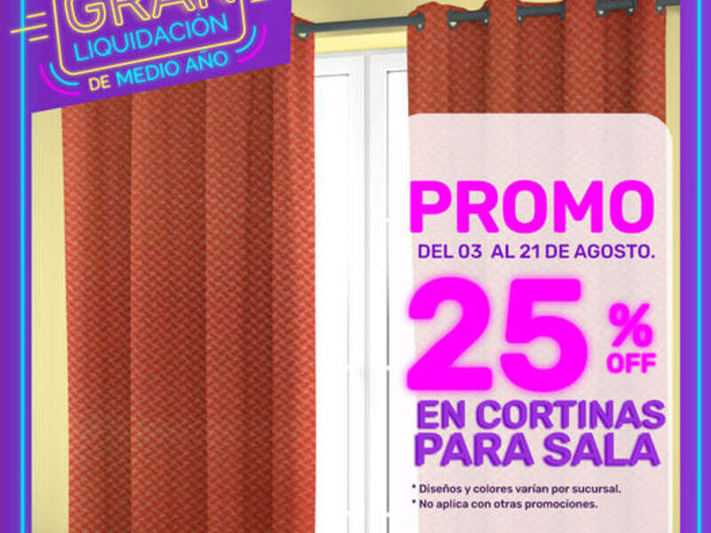 Cortinas Color Moda El Salvador