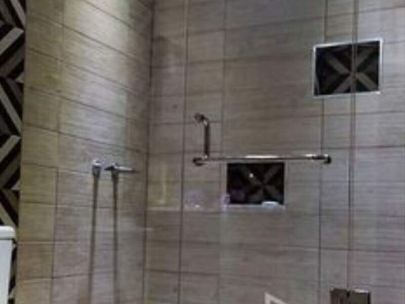 Cortina de baño en El Refugio