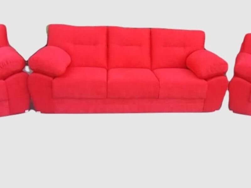 Juego de sillones rojo San Salvador