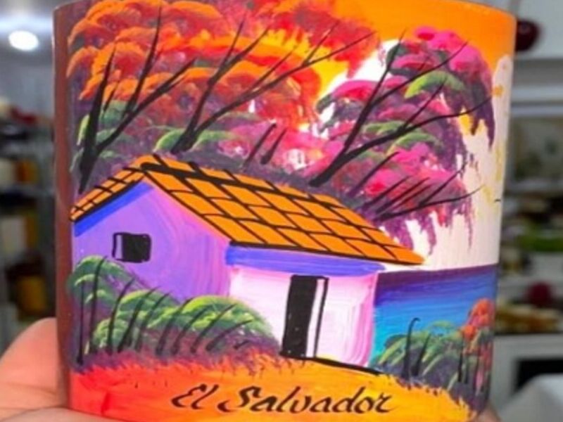 Cirio grande diseño paisaje El Salvador