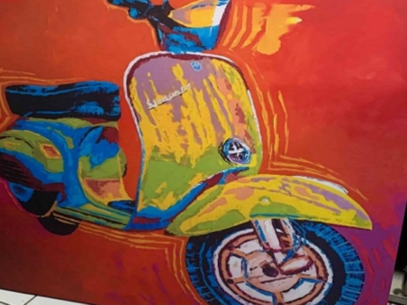 Cuadro Moto El Salvador