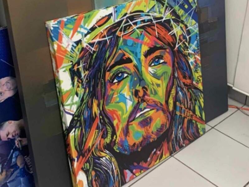 Cuadro Jesus El Salvador