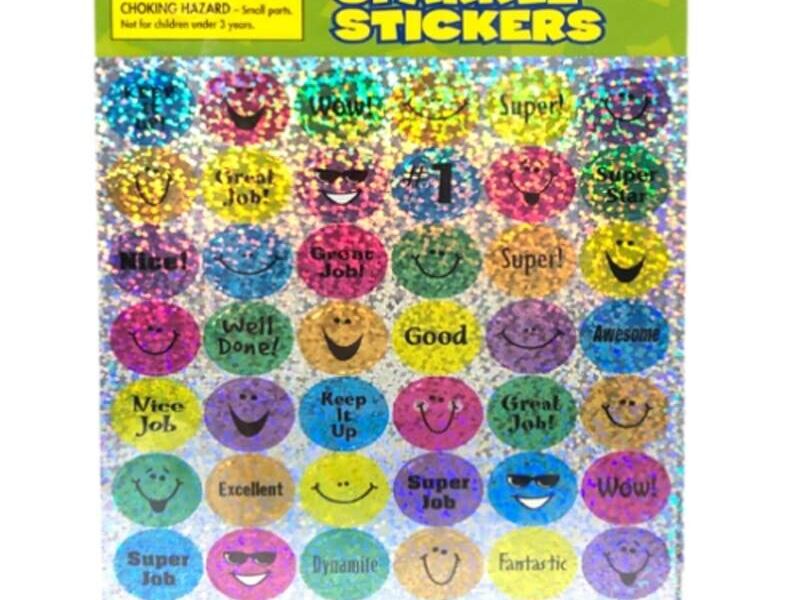 Stickers caritas brillantes El Salvador
