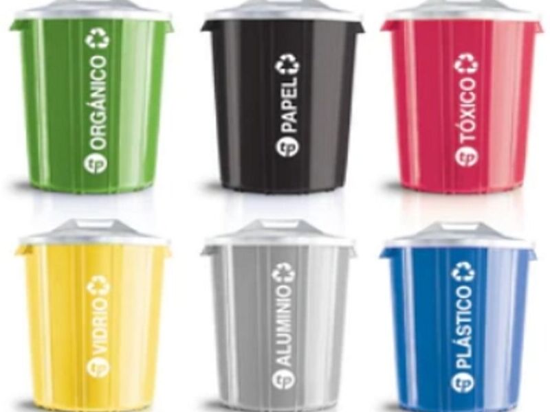 Basurero para Reciclaje 71 Lts El Salavdor