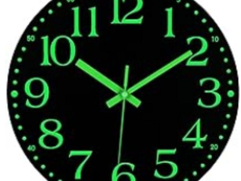 Reloj luminoso neon El Salvador