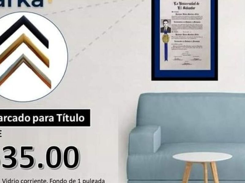 Enmarcado de Título Enmarka El Salvador