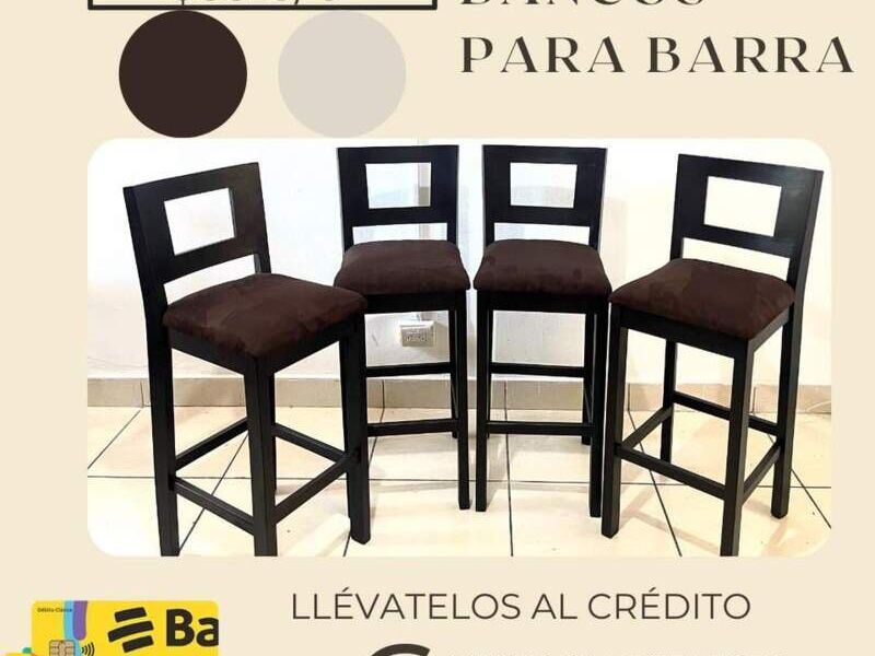 Bancos de madera Mueblería Los Cedros SV