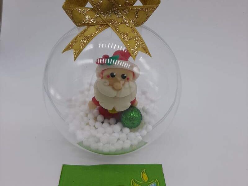 Adorno Navidad Santa Santo Tomás