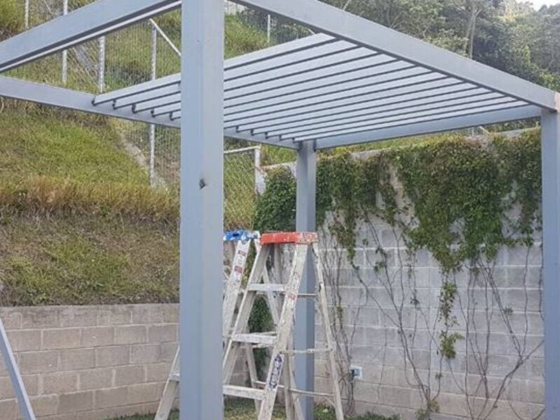 Pergola de metal Pergolas y Decks El Salvador