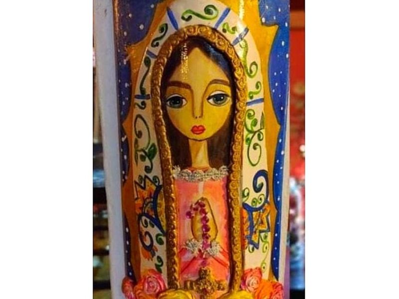 Teja decorativa Guadalupe El Salvador